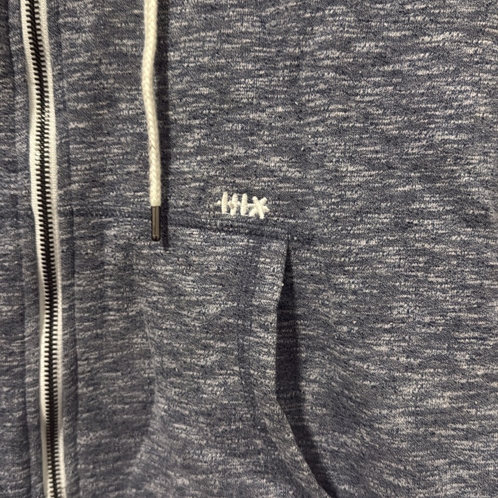 AVOCADO | ✨NWOT✨ Full Zip Hoodie in Heather Blue - Picture 3 of 4